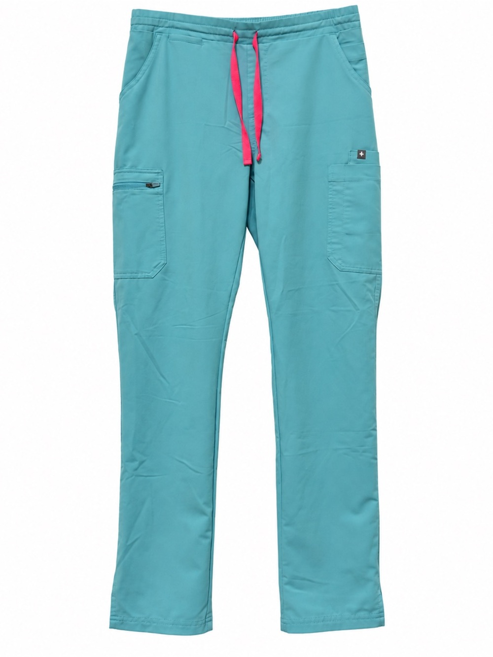 🦋FIGS| Technical Collection Scrub Pants S/T Small Tall Teal Aqua Cargo Straight